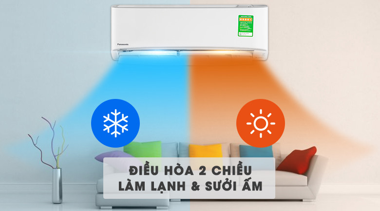 Điều hòa Panasonic 2 chiều Inverter 9000 BTU - một phân khúc khác